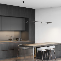 Titan Line Шинопровод накладной титан 1,5м 85223/00