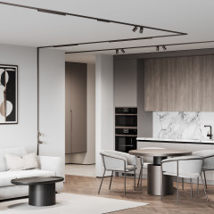 Titan Line Трековый светильник 24W 3000K титан 85527/01