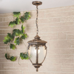 Andromeda H черное золото уличный подвесной светильник IP44 GLYF-8024H