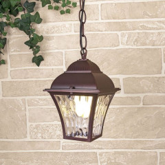 Apus H шоколад уличный подвесной светильник IP33 GL 1009H