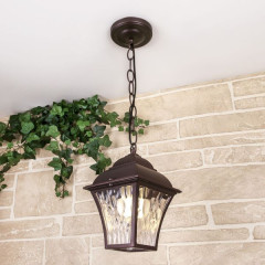 Apus H шоколад уличный подвесной светильник IP33 GL 1009H