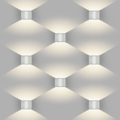 Blade белый уличный настенный светодиодный светильник 1518 TECHNO LED