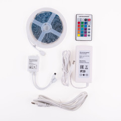 Набор светодиодной ленты Набор светодиодной ленты 12V 14,4W 60Led 5050 IP20 RGB, 5м