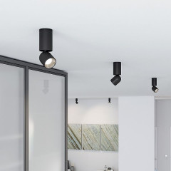 Светильник накладной светодиодный Spot 8W 4000K черный 25106/LED