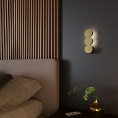 Светильник настенный светодиодный Brioni LED золотой 3000K 40130/LED золото