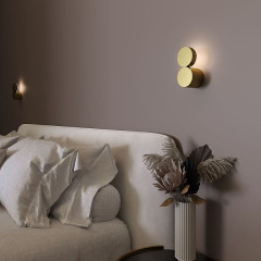 Светильник настенный светодиодный Brioni LED золотой 3000K 40131/LED золото