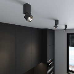 Светильник потолочный светодиодный 25043/LED 10W 4000K чёрный 25043/LED