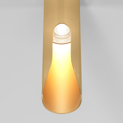 Светильник потолочный светодиодный Apex 7W 4000K латунь 25113/LED