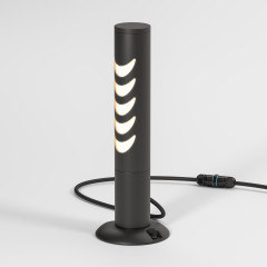 Светильник садово-парковый Smile 6w 3000K черный 35188/S