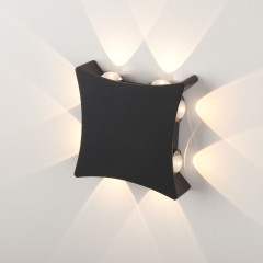 Уличный настенный светодиодный светильник 1631 TECHNO LED чёрный 1631 TECHNO LED чёрный