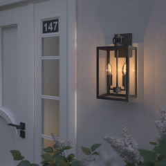 Уличный настенный светильник Candle D 35150/D темно-серый