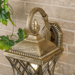 Cassiopeya D черное золото уличный настенный светильник Cassiopeya D