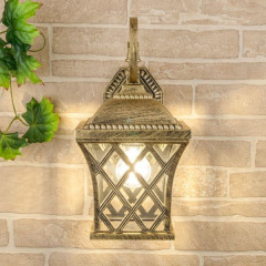 Cassiopeya D черное золото уличный настенный светильник Cassiopeya D