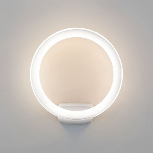 Уличный настенный светодиодный светильник Ring IP54 1710 TECHNO LED белый