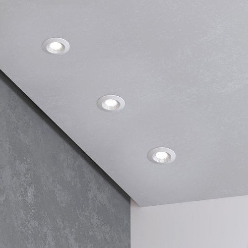 Встраиваемый светодиодный светильник LED 3W 3000K COB WH белый 9903 LED
