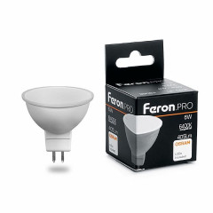 Лампа светодиодная Feron.PRO LB-1606 MR16 G5.3 6W 6400K , 38085