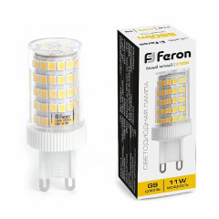 Лампа светодиодная Feron LB-435 G9 11W 2700K , 38149