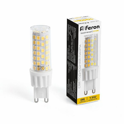 Лампа светодиодная Feron LB-436 G9 13W 2700K , 38152