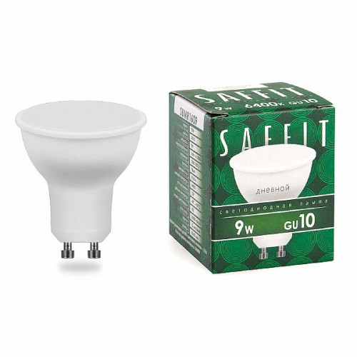 Лампа светодиодная SAFFIT SBMR1609 MR16 GU10 9W 6400K , 55150
