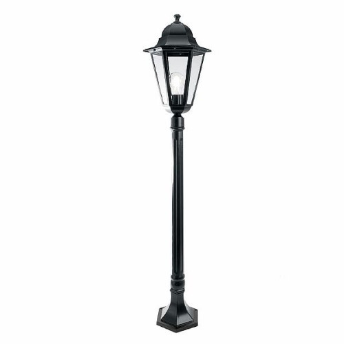Светильник садово-парковый Feron 6210/PL6210 столб 100W E27 230V, черный , 11076
