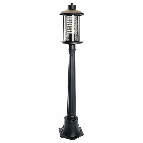 Светильник садово-парковый Feron PL726  столб 60W E27 230V, черный , 48391