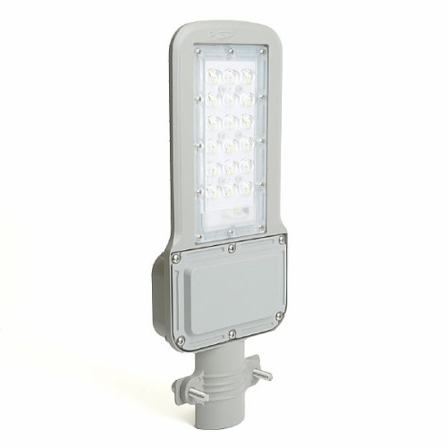 Светодиодный уличный консольный светильник Feron SP3040 30W 5000K 230V, серый , 41547