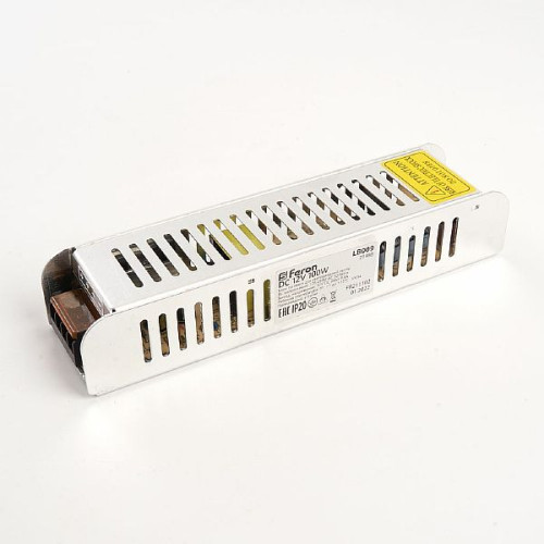 Трансформатор электронный для светодиодной ленты 100W 12V (драйвер), LB009 FERON , 21488