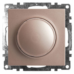 Выключатель диммирующий TRIAC(механизм), STEKKER GLS10-7106-02, 250V, 500W, серия Катрин, шампань , 39601