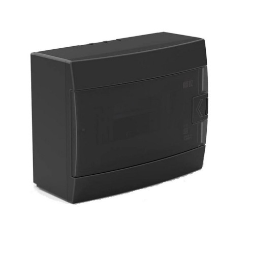 Наружный бокс на 8 модулей (Черный) HRZ00002517 Horoz Electrik
