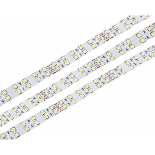 Светодиодная лента 2-х рядная SMD 5050 25 Вт/м 24 W 120 LED/м IP33 6000K