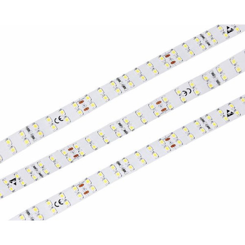 Светодиодная лента 2-х рядная 2835 20.1 Вт/м 24W 196 LED/м IP33 6000K