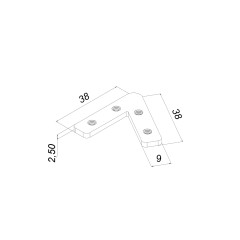 V-образный соединитель для профиля
