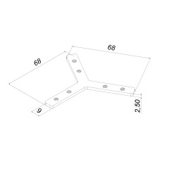 Y-образный соединитель для профиля
