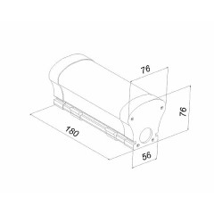 Светодиодный светильник Грибок 15 Вт IP65 4000К опал 180x76x76