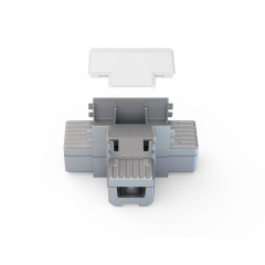 Т-образный алюминиевый соединитель профиля 7050 серый