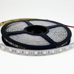 Светодиодная лента QF Premium 5050 30 LED/м 7,2 Вт/м 12В (5050-30-12V) IP65, 5м