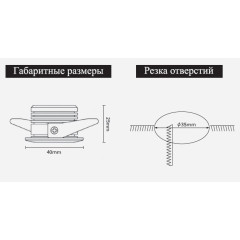 Светодиодный светильник QF L8810R-3