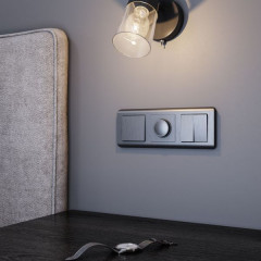 Клавиша для выключателя перекрестного (графит рифленый) W1119004