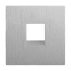 Накладка для RJ11 (серебряный рифленый) WL09-RJ-11-CP