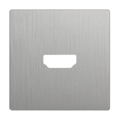 Накладка для розетки HDMI (серебряный рифленый) WL09-HDMI-CP