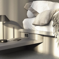 Рамка для двойной розетки Stark (серебряный матовый) W0081865