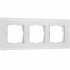 Рамка на 3 поста Senso (белый, стекло soft-touch) W0033101