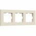 Рамка на 3 поста Slab (айвори матовый) W0032962