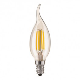 Светодиодная лампа свеча на ветру BL130 7W 4200K E14 CW35 прозрачный
