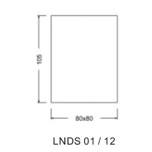 Накладной светодиодный светильник  LUNA LNDS01 - 12W
