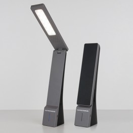 Настольный светодиодный светильник Desk черный/серый