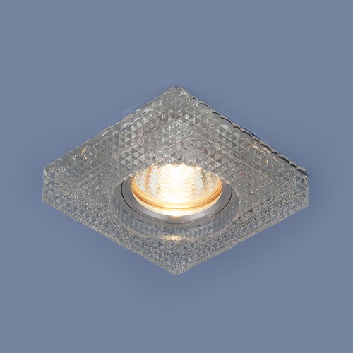 Встраиваемый потолочный светильник со светодиодной подсветкой 2214 MR16 CL прозрачный