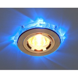 Точечный светильник светодиодный Elektrostandard 2020/2 GD/LED/BL (золото / синий)