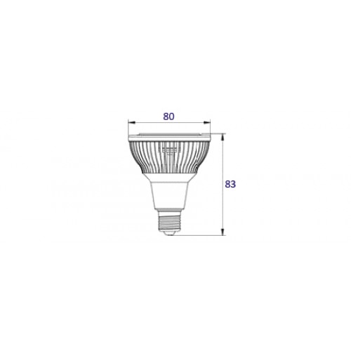 Светодиодная лампа LEDcraft PAR20 6W
