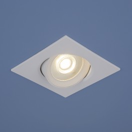 Встраиваемый потолочный светильник 9907 LED 6W WH белый